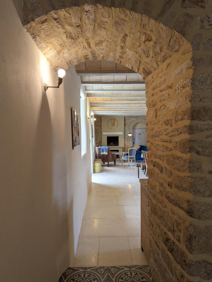 Maison Typique Bretonne Avec Toit De Chaume Camors Bagian luar foto